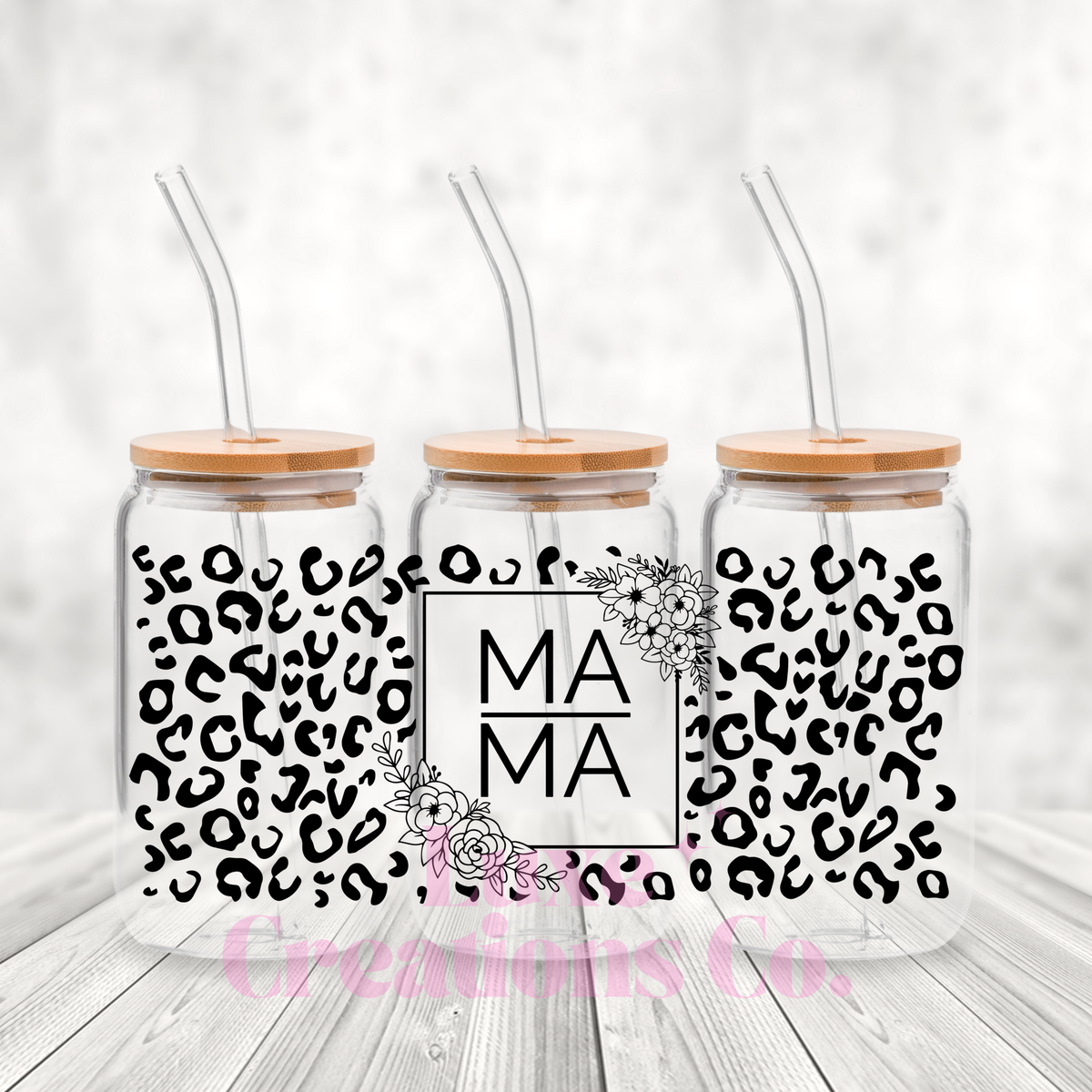Leopard Mama 2 UV DTF Wrap (#217)