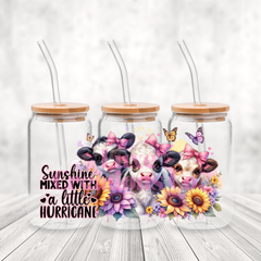 "Sunshine Mixed With A Little Hurricane" UV DTF Wrap
