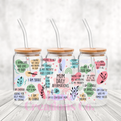 Mum Daily Affirmations UV DTF Wrap (#263)