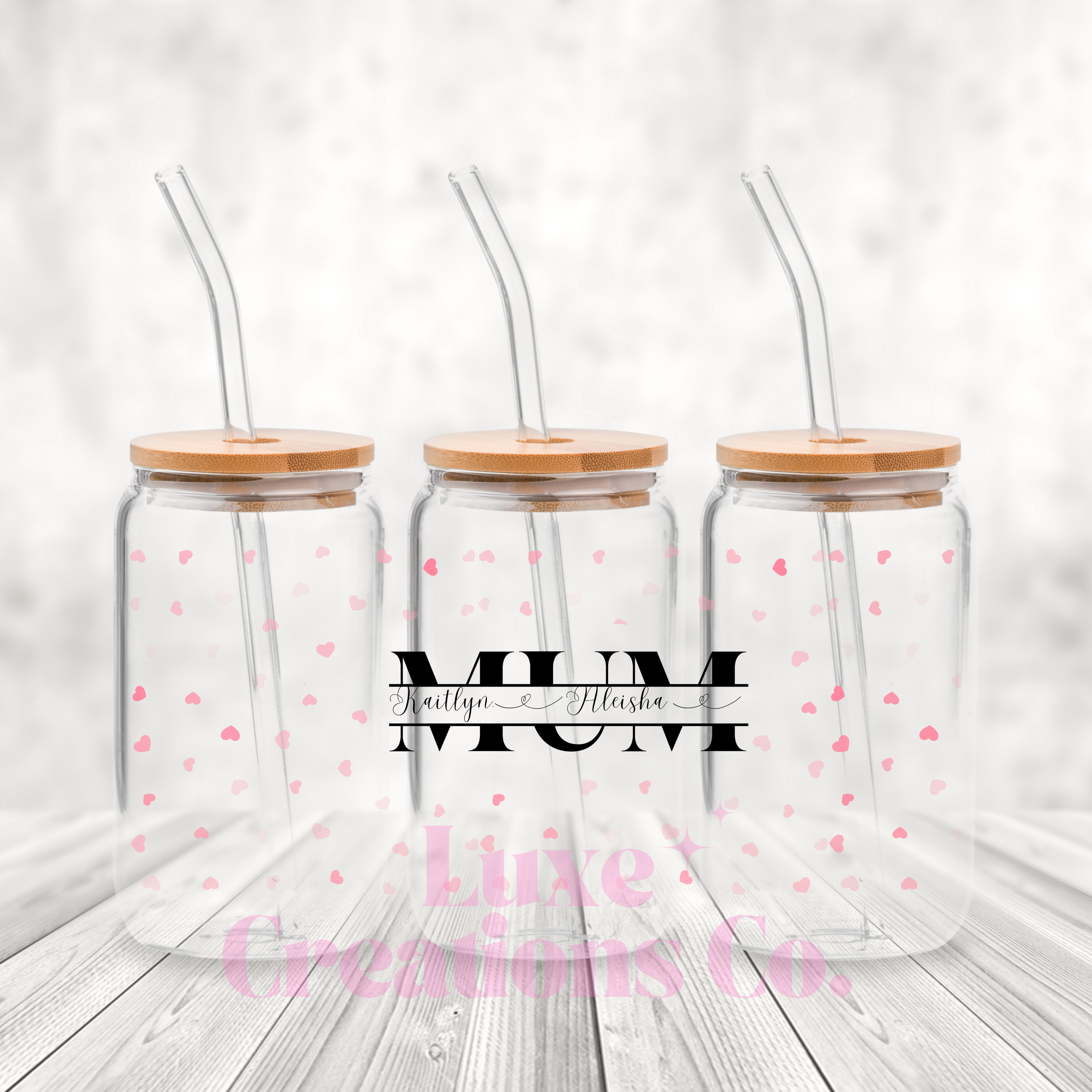 Mum Personalised UV DTF Wrap by Luxe (#118)