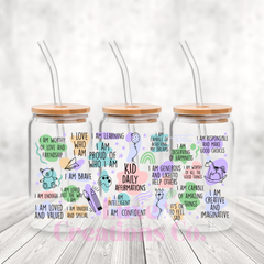 Kids Daily Affirmations UV DTF Wrap (#106)