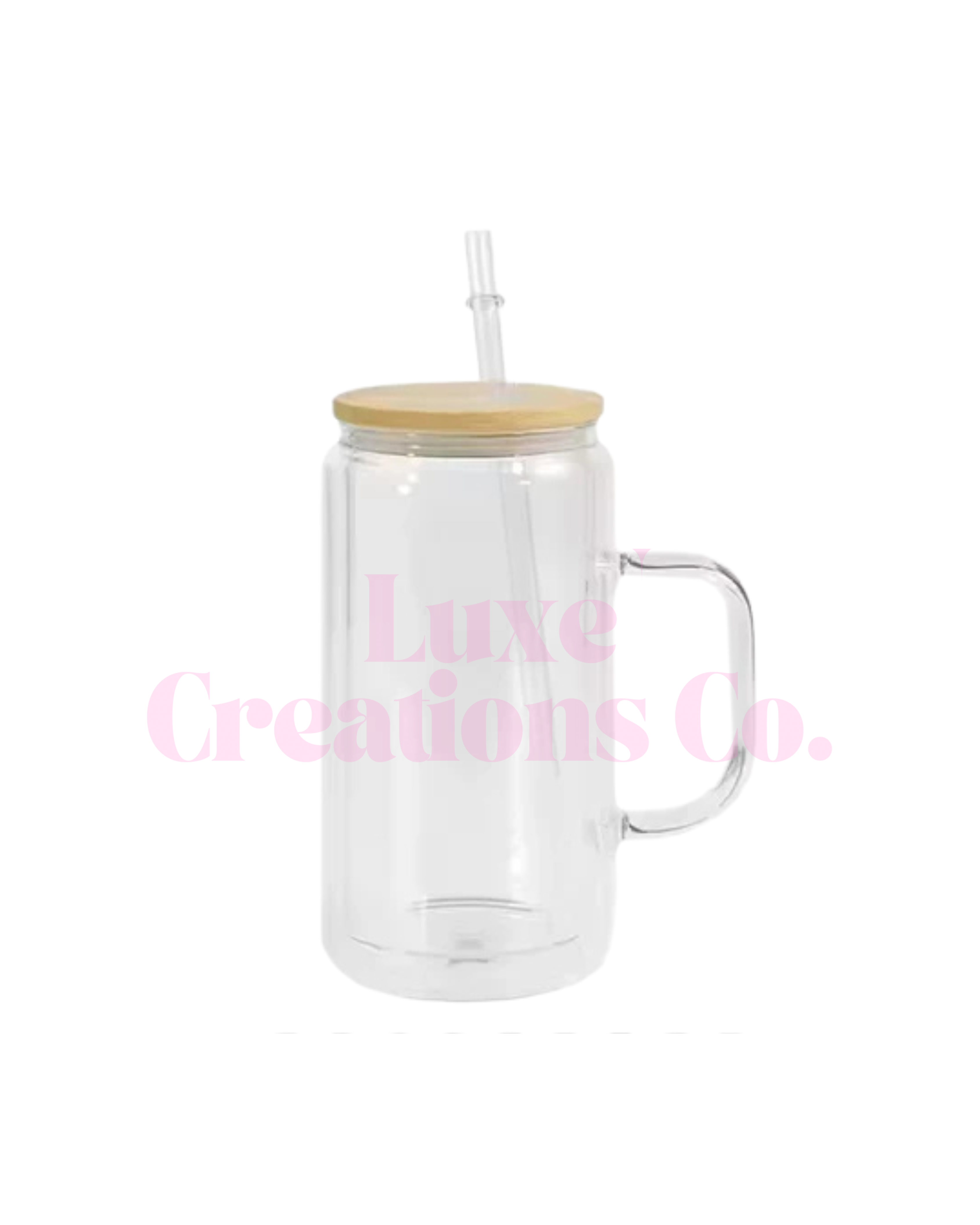 25x 16oz Glass Snow Globe Tumblers (Blank)