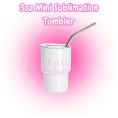 3oz Mini Sublimation Tumbler